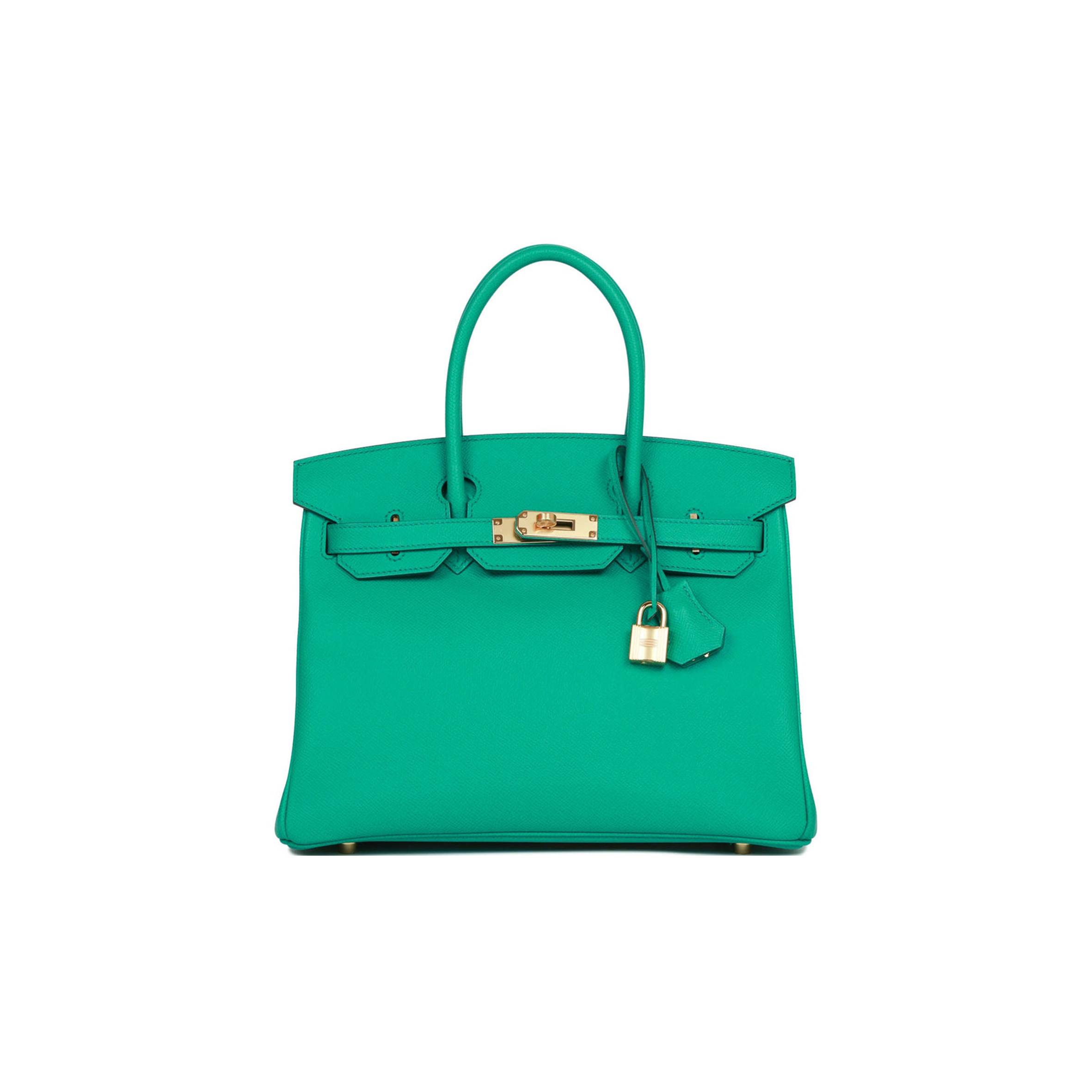 H**me5 BIRKIN 30 VERT JADE EPSOM GOLD HARDWARE (30cm) Master Quality
